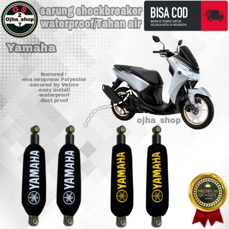 cover / sarung shockbreaker belakang motor Yamaha