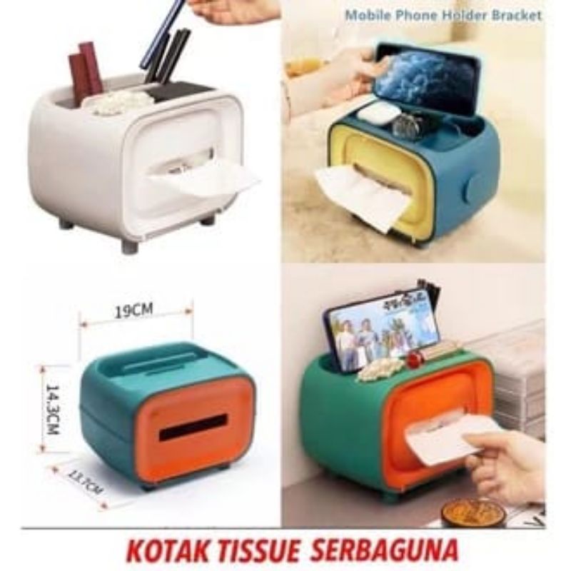 KOTAK TISU TV / WADAH TISU / KOTAK MULTIFUNGSI
