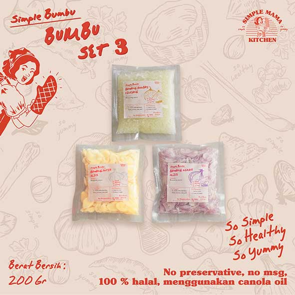 

Refill Simple Bumbu Set 3 Bundling by Simple Mama Kitchen