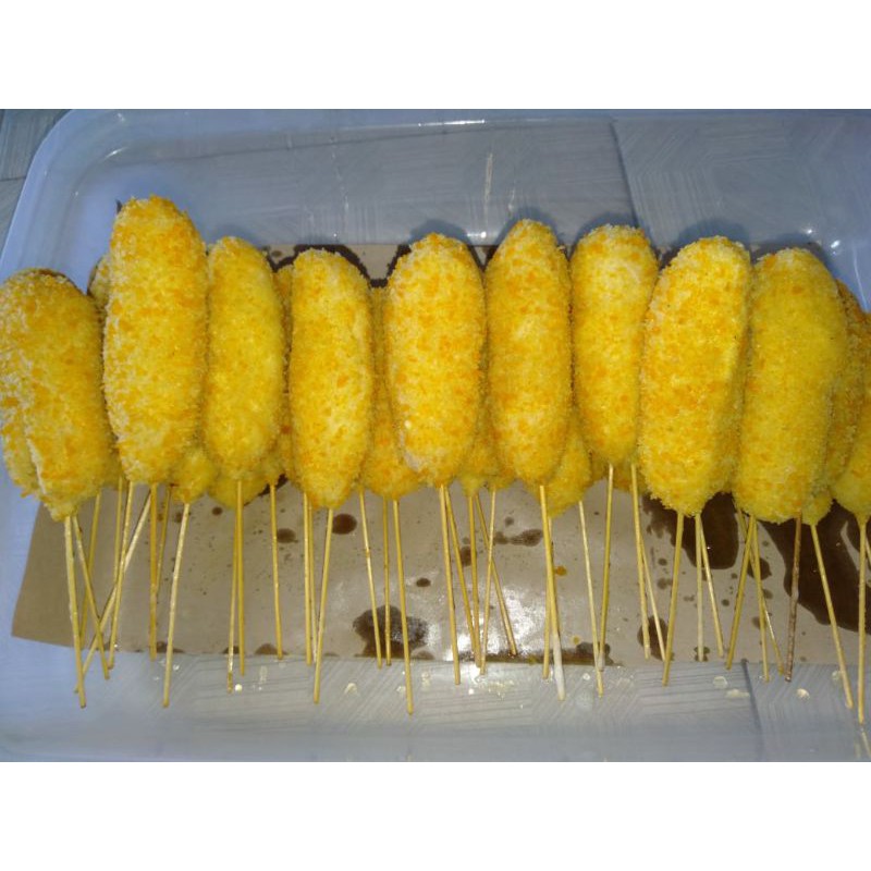 

Corndog mozzarela |korean food mozarela super big dan lumer