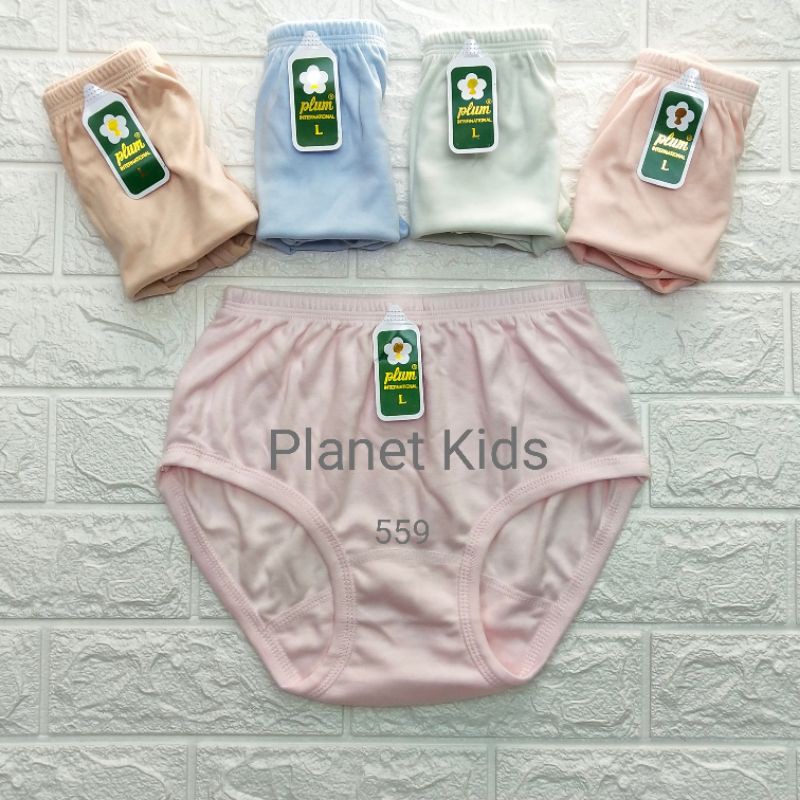 12PCS CELANA DALAM PLUM 559 L4 / XXXL JUMBO