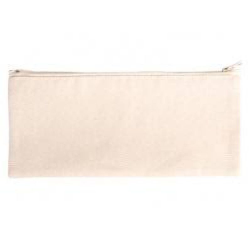 

1 PCS PENCIL CASE KANVAS POLOS TEMPAT PENSIL KAIN POLOS PREMIUM BY CIPRATIND