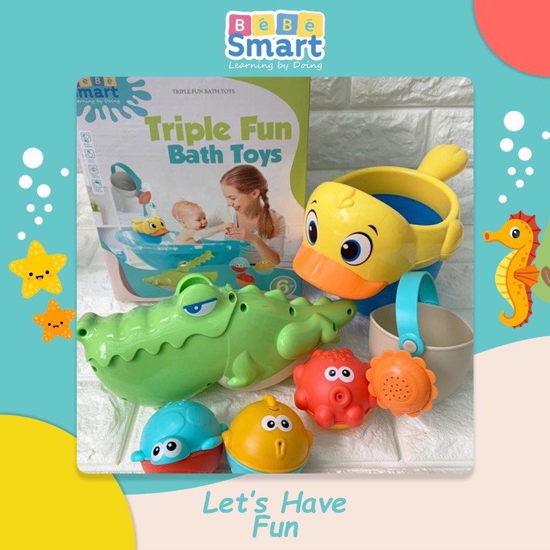 Bebe Smart Triple Fun Bath Toys - 807