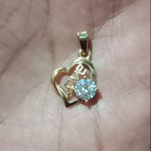 Liontin Love Titanium Asli Anti Karat Selamanya