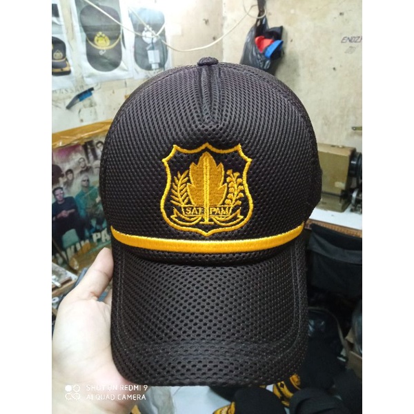Promo Topi jaring satpam coklat dandru Termurah