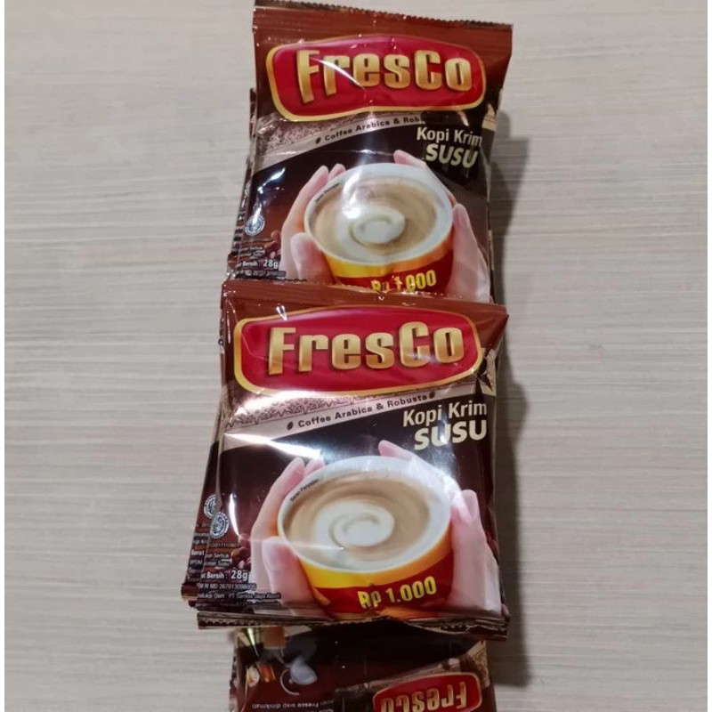 

Fresco kopi susu ½ Renceng