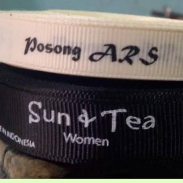 

Label pita grosgrain