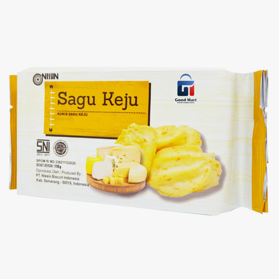 

PACK Nissin Sagu Keju - Biscuit Tradisional Nissin sagu - 110 gr