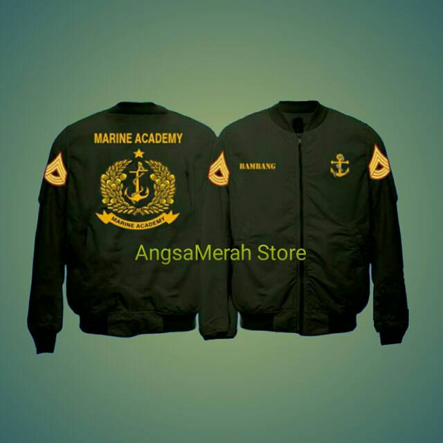 JAKET TARUNA PELAYARAN BOMBER CUSTOM