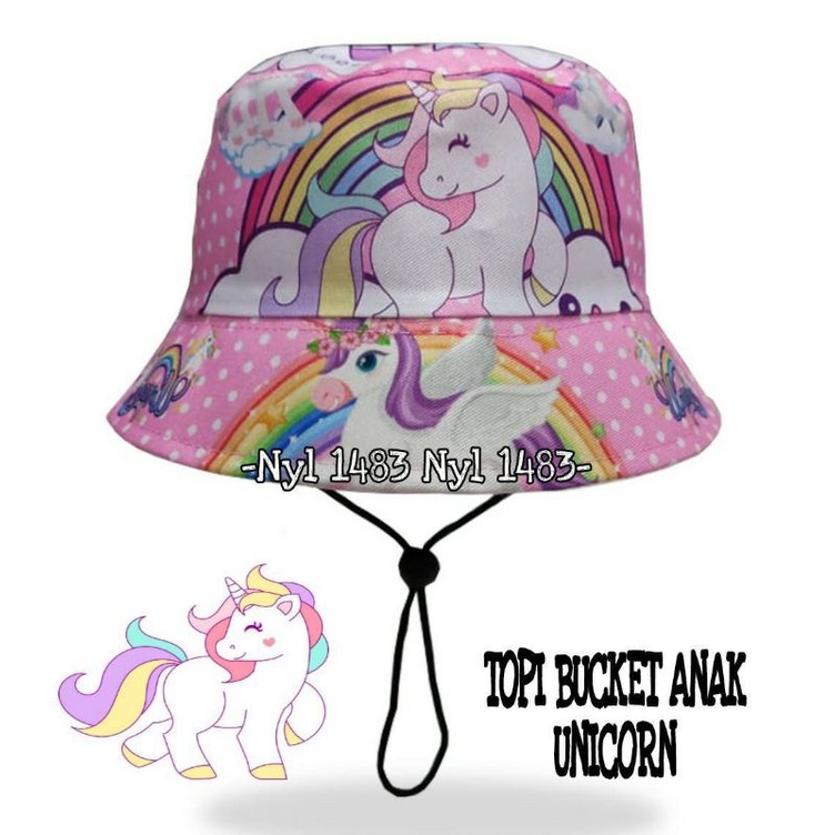 Tas ransel sekolah anak perempuan karakter unicorn Kuda Pony  pul STRIP trendy kekinian  Tas Lucu