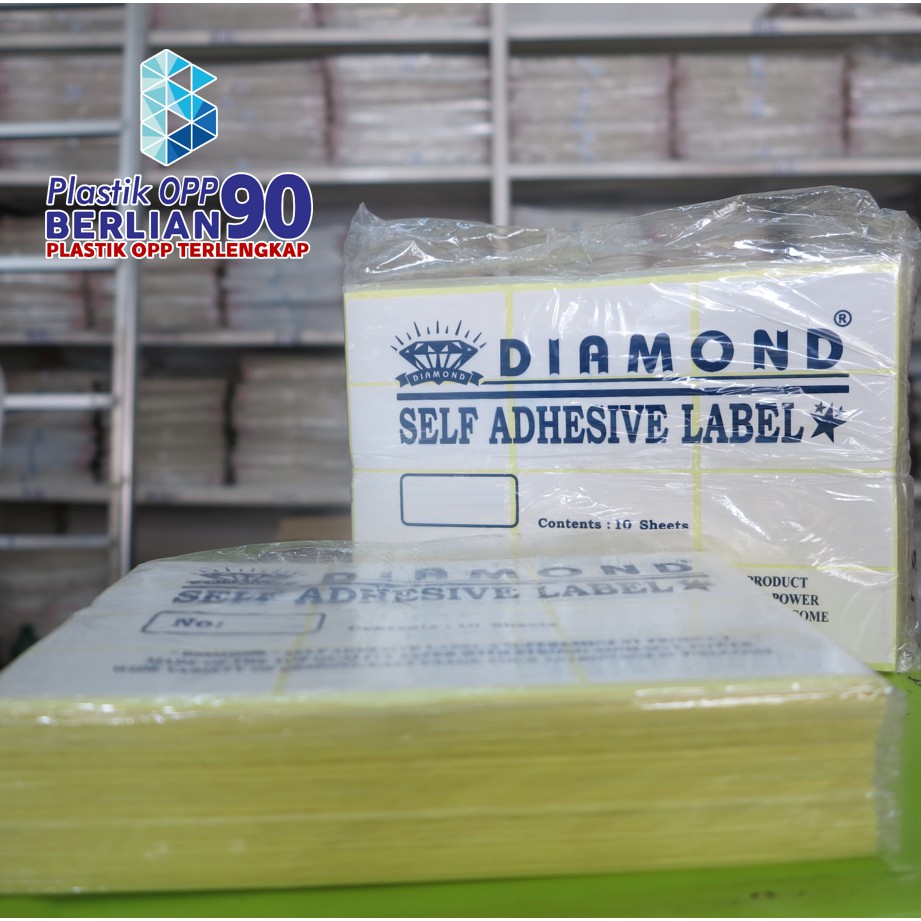 

( 1 Ball ) Label 103 uk 3 X 6,4 Cm Lem Untuk Nama Kartu Undangan