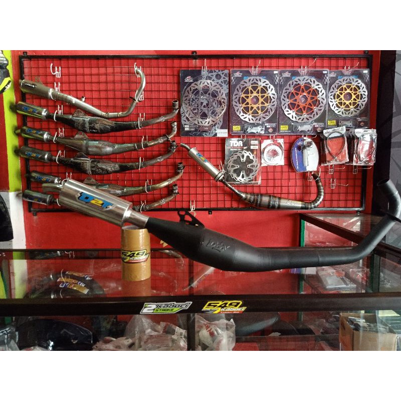Knalpot D2T standar racing satria silencer stainless