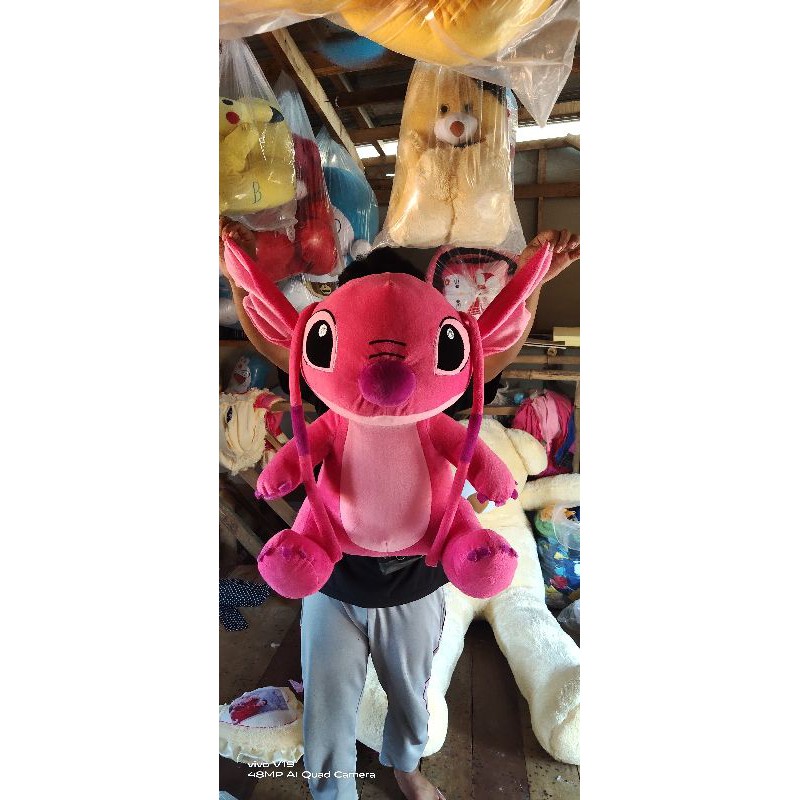 BONEKA STITCH PINK JUMBO PREMIUM TERLARIS | stitch premium | stitch lucu ukuran jumbo | boneka besar