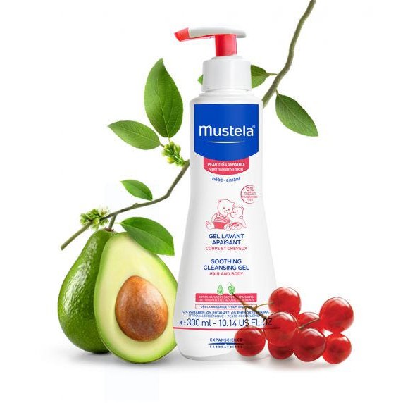 Mustela Soothing Cleansing Gel / Sabun Mandi Bayi - 300 ml