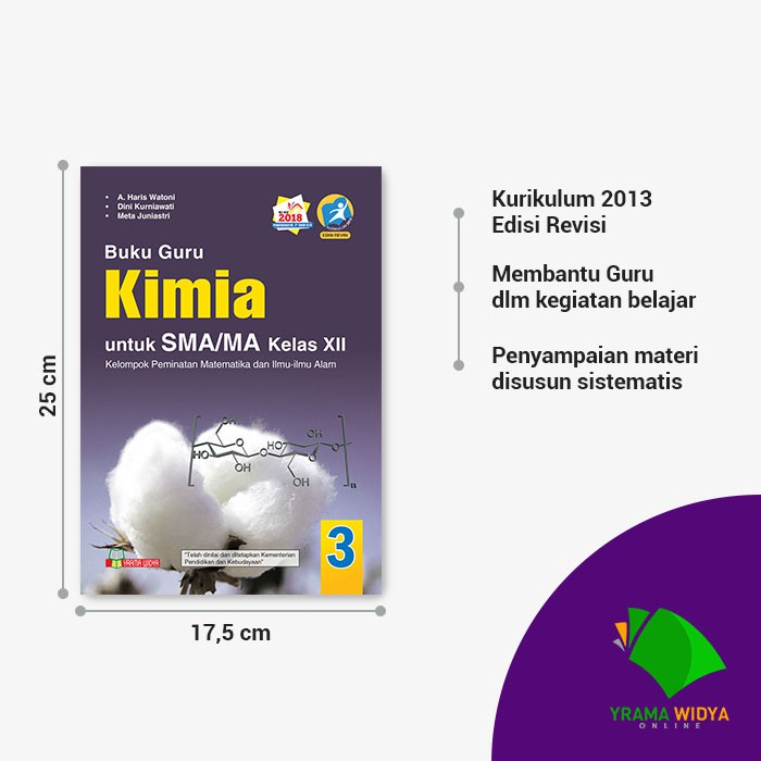 Yrama Widya Buku Guru Kimia Kelas Xii Peminatan Untuk Sma Ma Shopee Indonesia