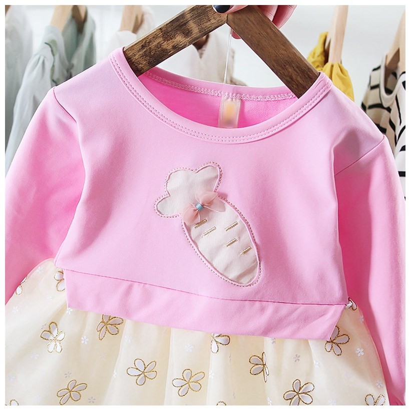 Dress anak / Dress tutu anak / dress tile anak perempuan / gaun pesta anak lucu umur 1-4tahun import-3