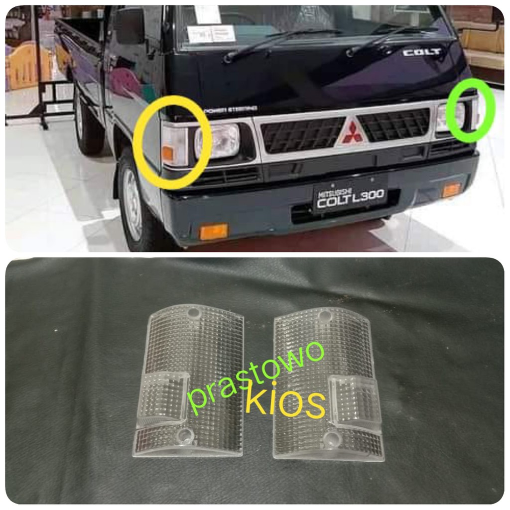 Mika lampu sein sen riting Mitsubishi COLT L300 bening putih set
