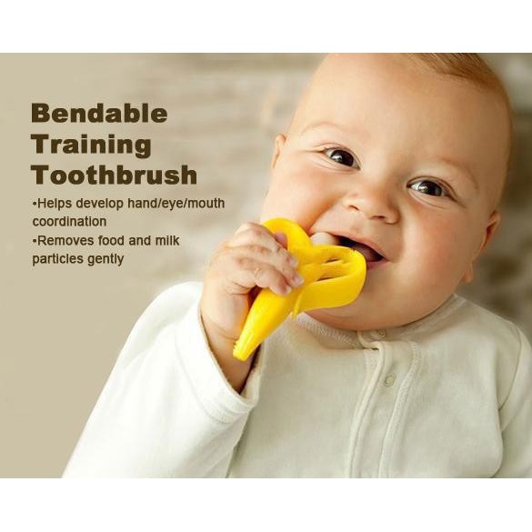 Nuby Banana Toothbrush - Sikat Gigi Bayi