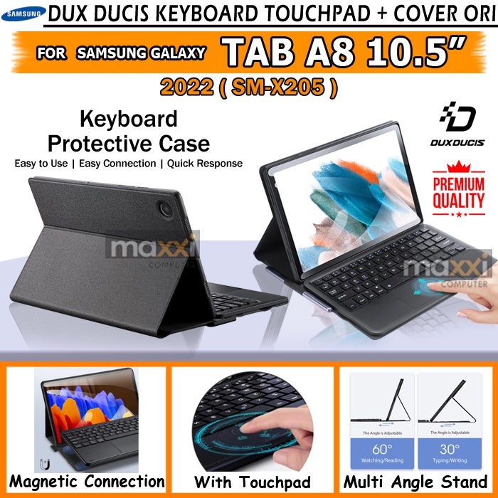 samsung galaxy tab tablet a8 10 5 inch 2022 2021 sm x200 x205 original bluetooth blutooth keyboard k