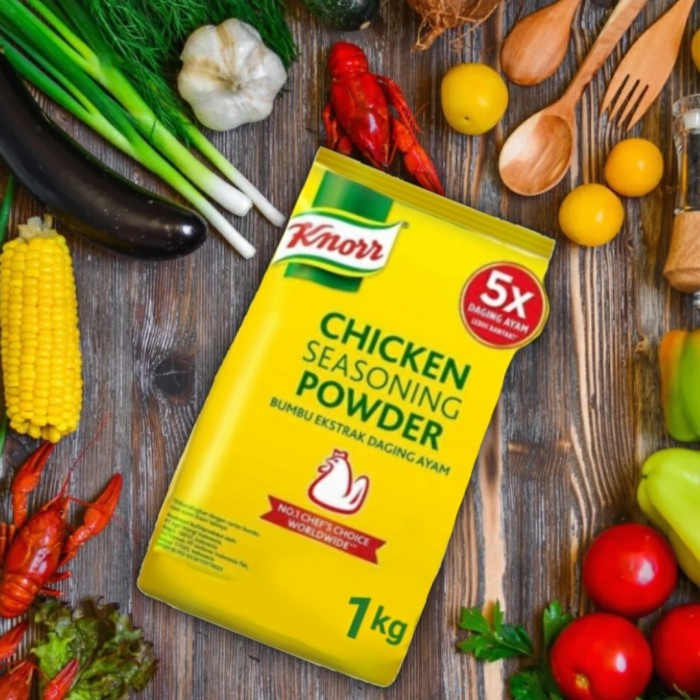 

NEW KNORR CHICKEN POWDER. KNORR BUMBU RASA AYAM. REFILL 1KG