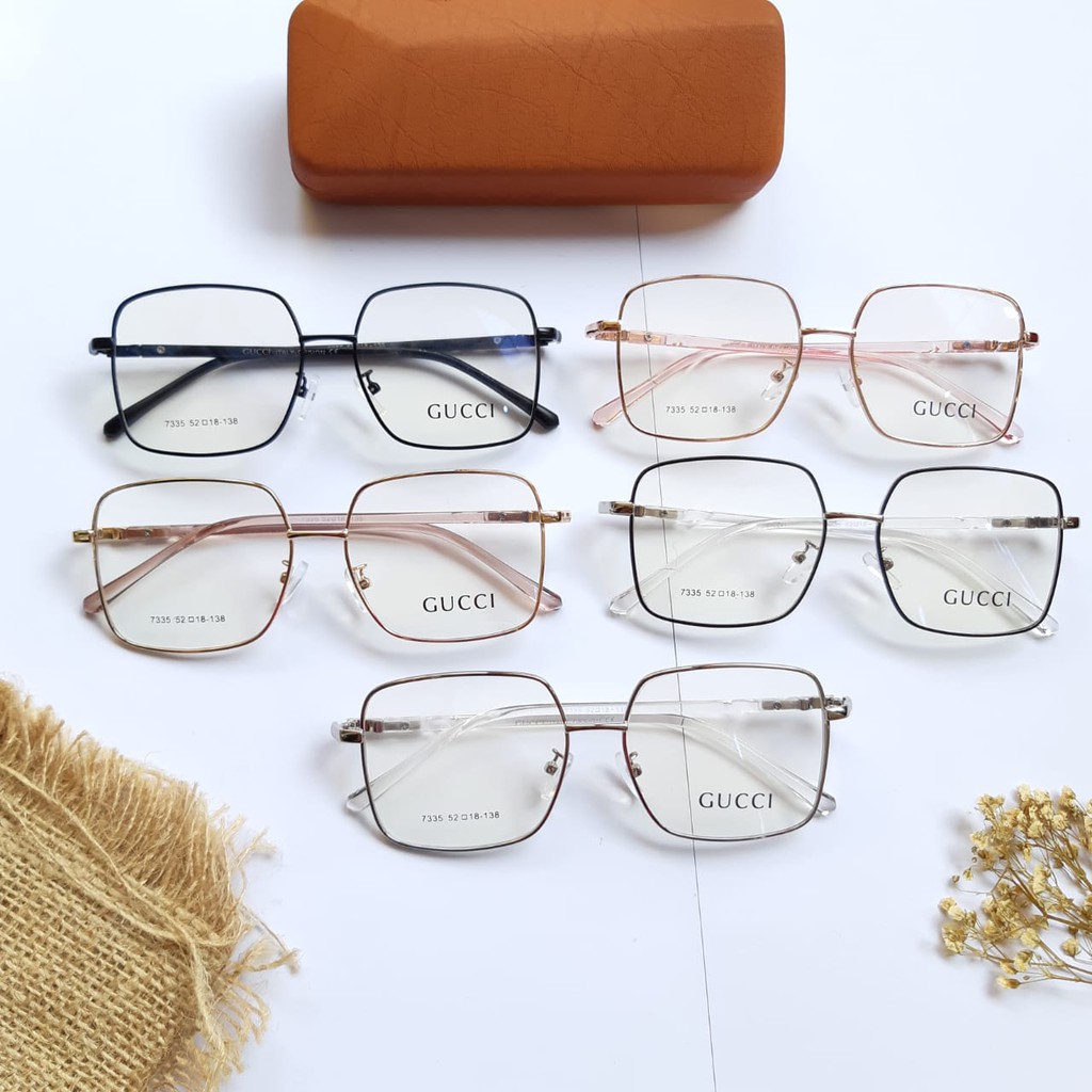 Frame kacamata minus 7335 + lensa antiradiasi
