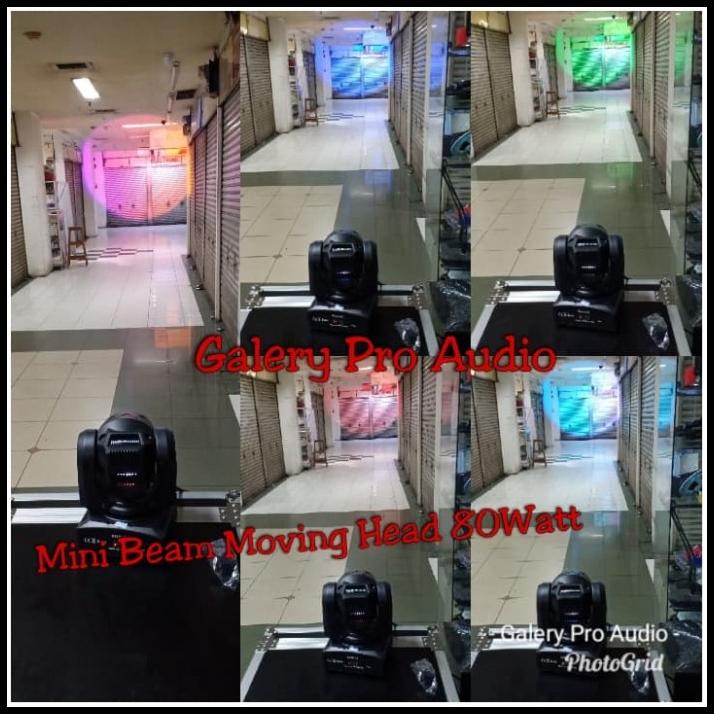 Moving Head 80Watt Full Color Mini Beam