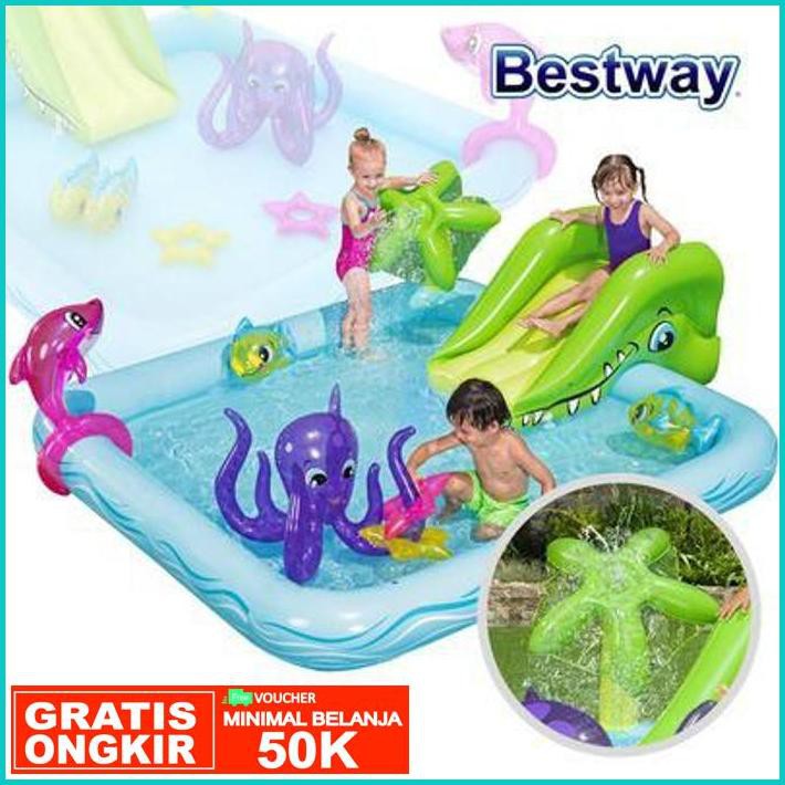 Jual Kolam Renang Anak Fantastic Aquarium Play Pool Bestway Shopee