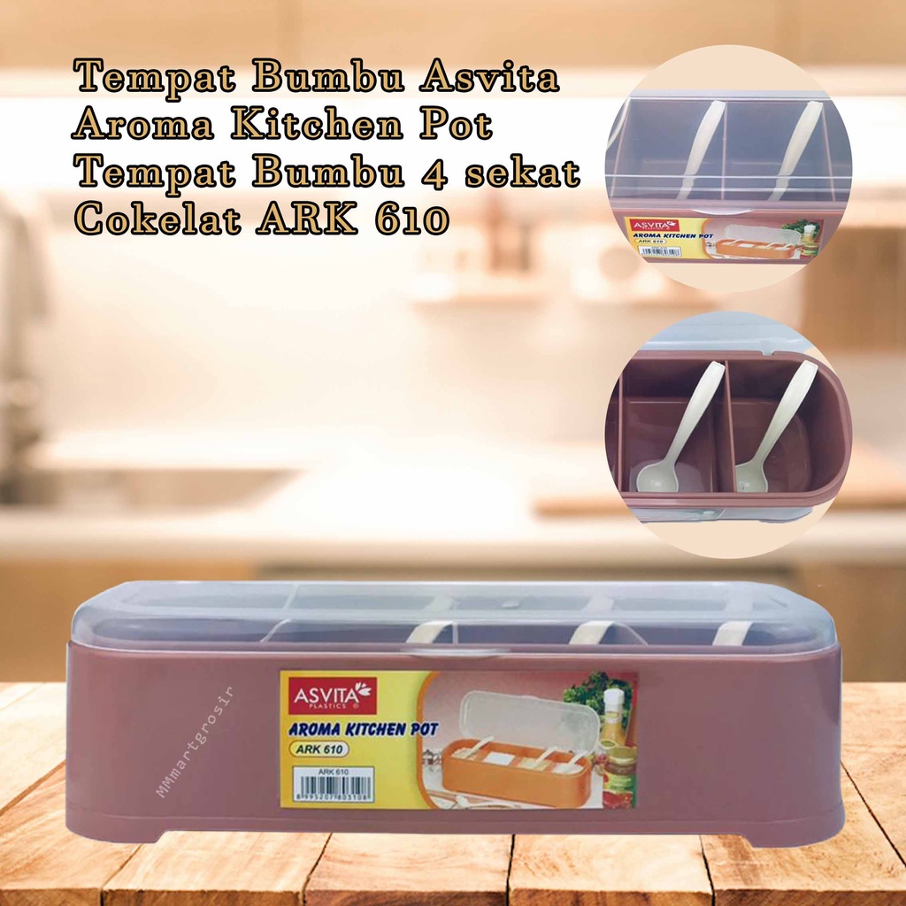 TEMPAT BUMBU ASVITA AROMA KITCHEN POT ARK610