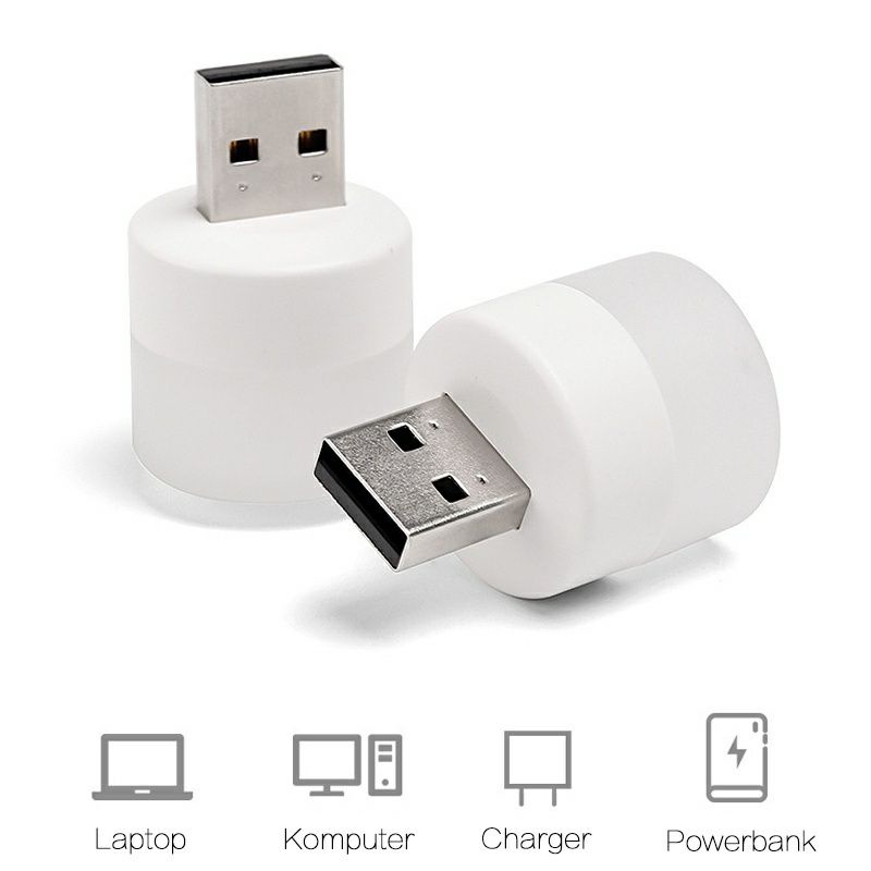 ~ PIYOSHI08 ~ Lampu LED USB Mini Night Light Lampu Baca Tidur Travel Portable Kecil PR106