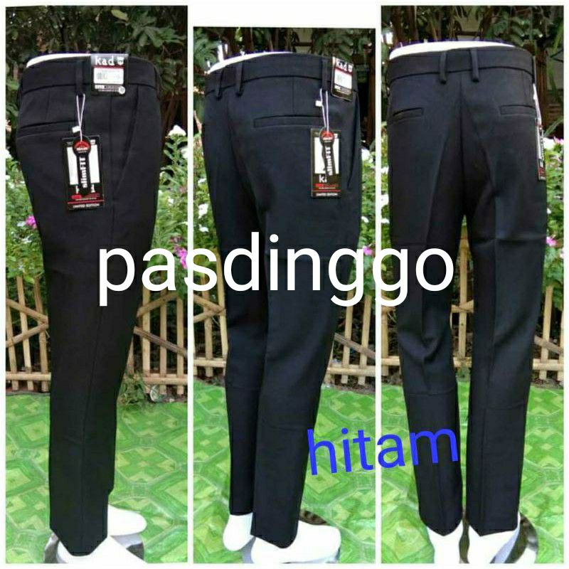 CELANA KANTOR FORMAL PRIA SLIMFIT BAHAN DASAR KAIN WOLL