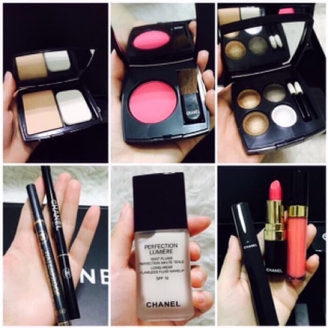 Paket Chanel Palatte Make Up Set 9 In 1