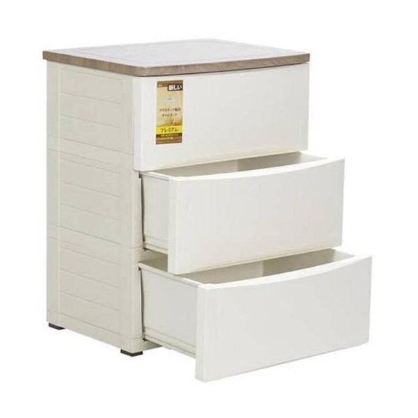 Lemari Pakaian Plastik Olymplast Drawer Cabinet Tempat Penyimpanan ODC 03 M Olymplast Original ODC 3