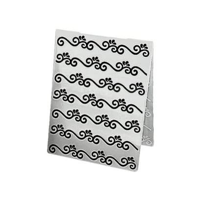 Horizontal Vines Pattern Embossing Folder