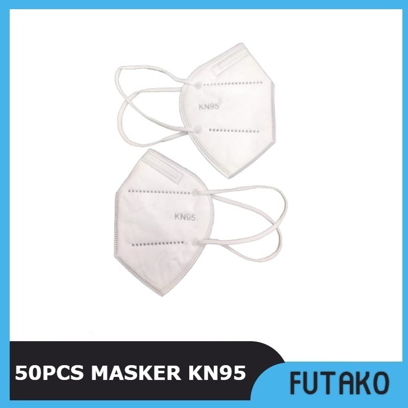 FUTAKO 50 PCS Masker KN95 4 Lapis  / Masker Kemasan Plastik (tanpa box)