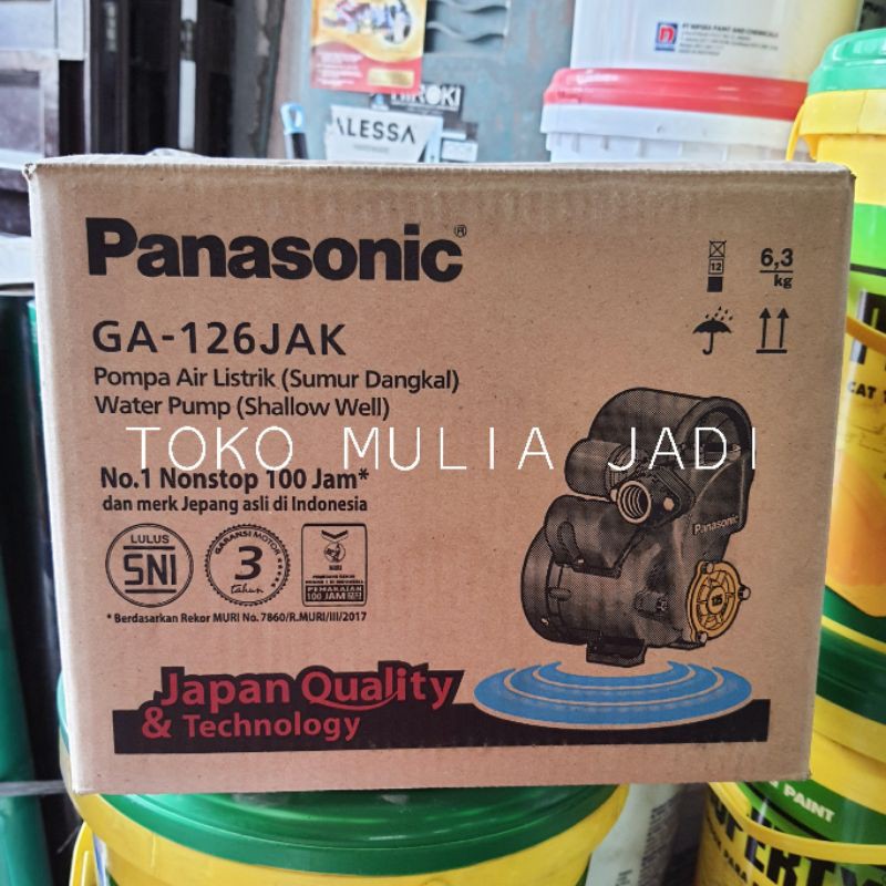 Pompa air PANASONIC GA 126 JAK otomatis ori / mesin auto ga126 126jak