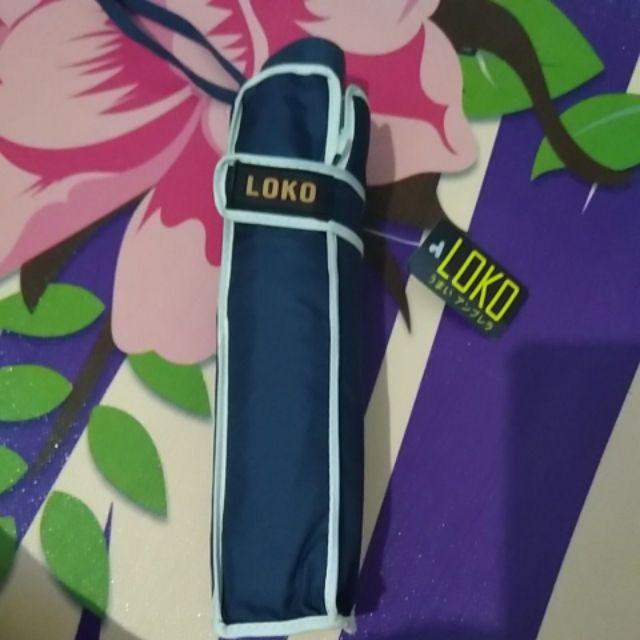 Payung Lipat 3 Jepang Style Loko Umbrella Bahan Ponzi Sarung Kotak Japan High Quality Kualitas