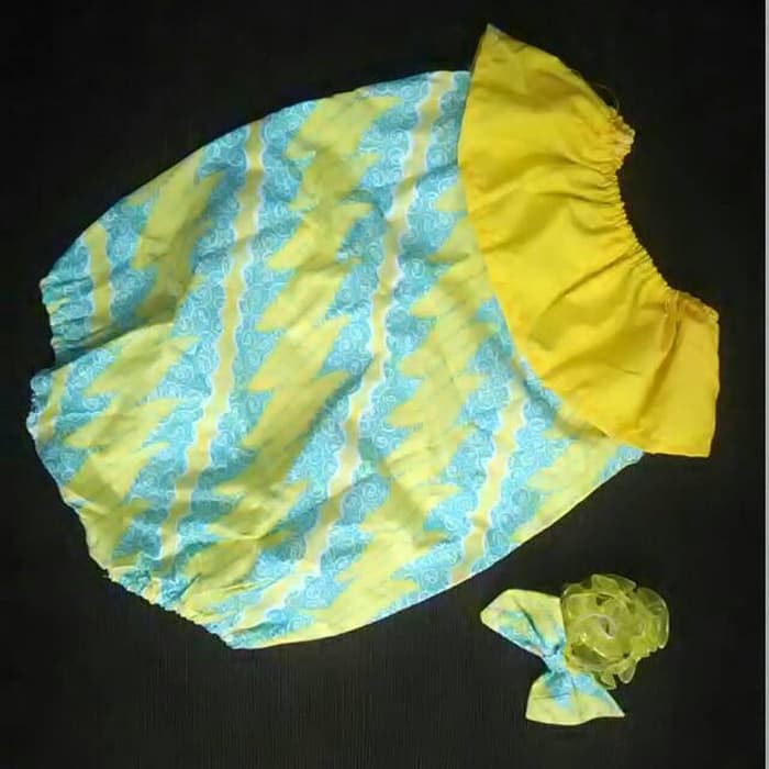 Baby Jumper Batik + Bandana / Jumper Bayi
