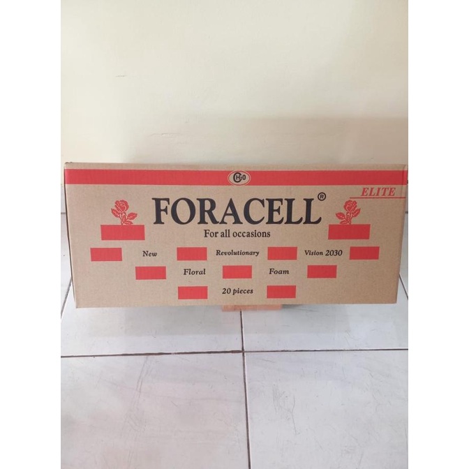 Jual SPECIAL Floral Foam Basah Foracell Per Kardus ( isi 20 buah ) Shopee Indonesia