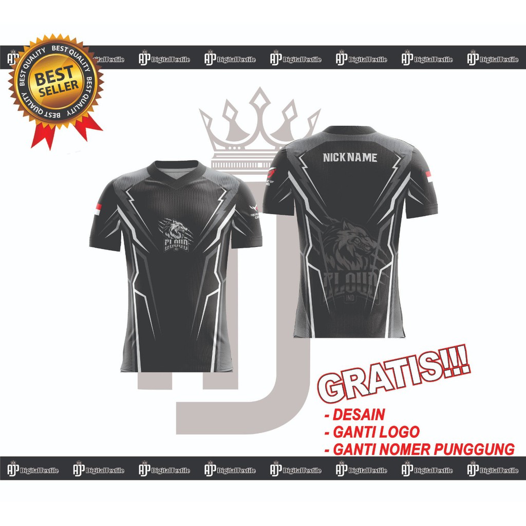 JERSEY ATASAN FULL PRINTING BEBAS DESAIN