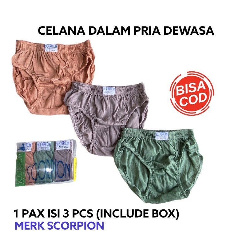 Cd Celana Dalam Pria Dewasa Katun Adem Sempak Celana Boxer Laki Laki Pria Dewasa