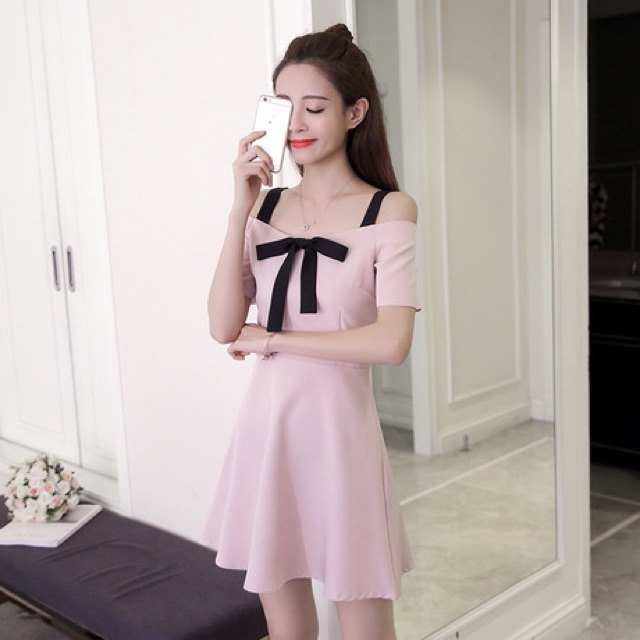 DRESS KOREA MODEL PITA DEPAN IMPORT (DRCN123)