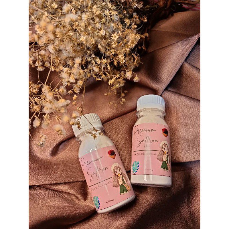 masker wajah saffron
