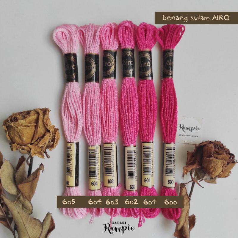 Benang Sulam AIRO - Cranberry