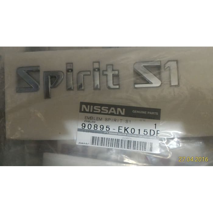 EMBLEM BAGASI TERRANO SPIRIT S1 S2 S3