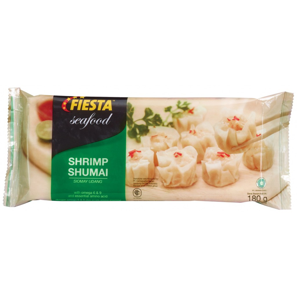 

Fiesta Shrimp Shumai 180 gram Siomay Udang