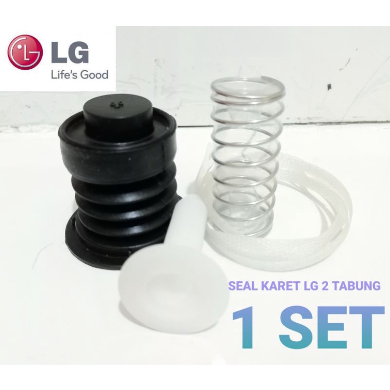 Set seal karet pembuangan mesin cuci LG 2 tabung