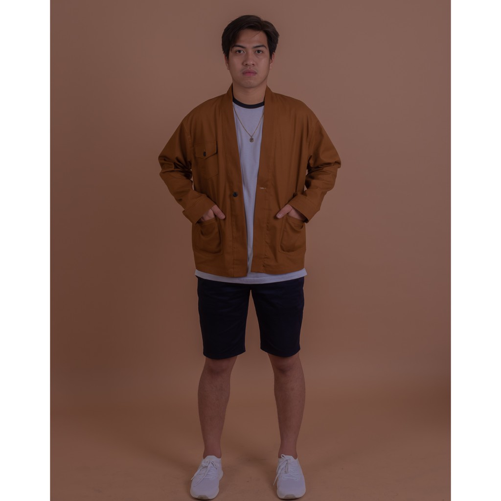 Dark Brown Kimono Jacket