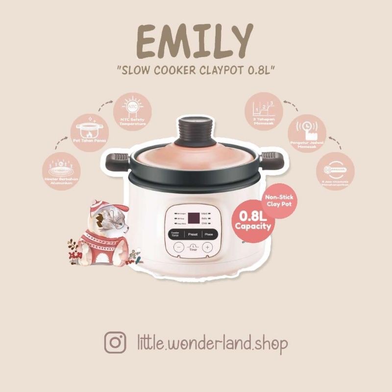 Emily Slow cooker 0.8 L