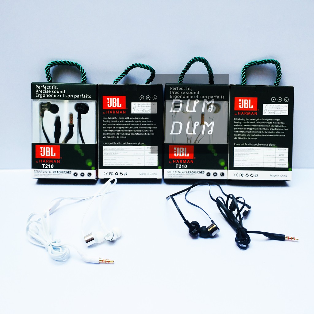 JBL HANDSFREE T210 HEADSET SMARTPHONE EARPHONE