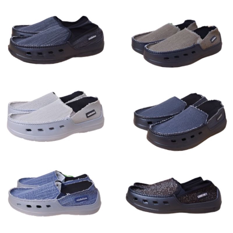 Sepatu slip on pria mickelson excel dan ename spesial